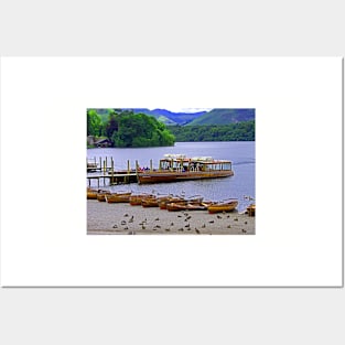 Derwentwater pier Posters and Art